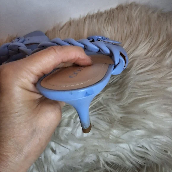 Coach Mollie Periwinkle Slides 10B NWD - Picture 11 of 11